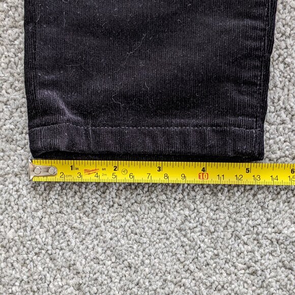 Banana Republic Black high-rise ankle-length petite slim corduroy pants - Picture 12 of 15
